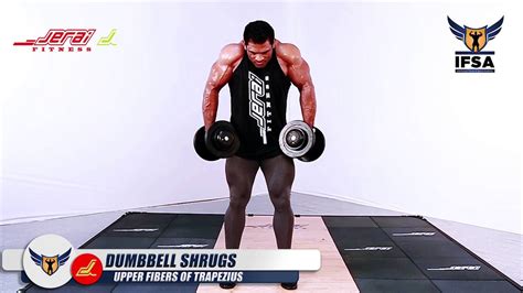 Dumbbell shrugs - YouTube