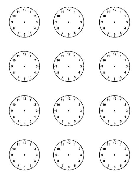 Blank Digital Clock Faces - A Useful Resource for Time-Keeping and Design