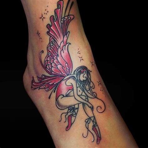 Pink Ballet Fairy Tattoo | Fairy tattoo designs, Fairy tattoo, Free ...