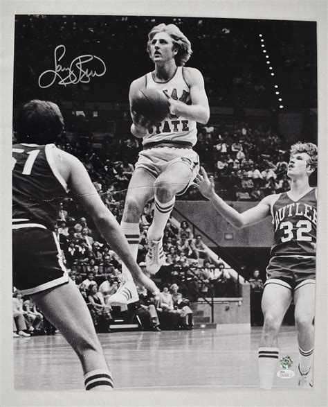 Lot Detail - Larry Bird Indiana State Autographed 16x20 Photo