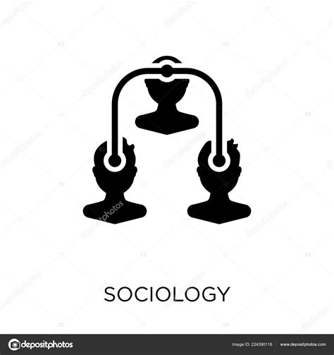 Sociology Icon Sociology Symbol Design Online Learning Collection Stock ...