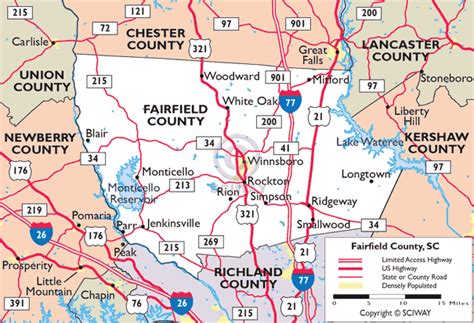 Fairfield County Map