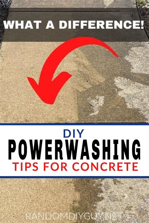 5 Important Tips You Need to Power Wash Concrete - Random DIY Guy