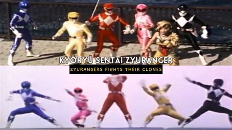 Zyurangers Fights Their Clones | Kyōryū Sentai Zyuranger | SyfyBoi ...