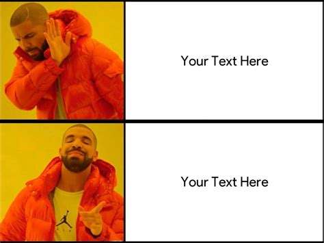 Free Drake Meme Template PowerPoint and Google Slides