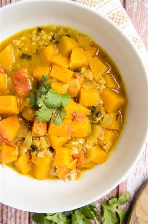 Butternut Squash Coconut Curry - Blissful Basil