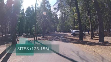 Drive Thru Video of UPPER Pines Campground - Yosemite Valley RV Tent ...