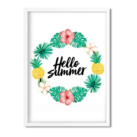 Hello Summer Free Printable - Southern Plate