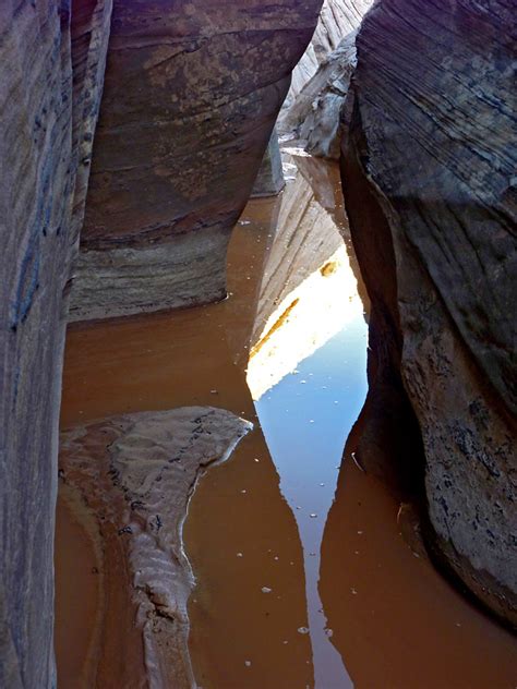 Reflections: an Escalante River Slot Canyon, Utah