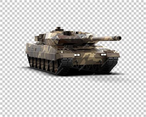 Premium PSD | Armored tank building isolated on background 3d rendering ...