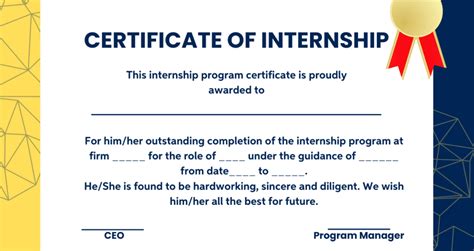 Internship Certificate: Free Format, 5 Samples & PDF