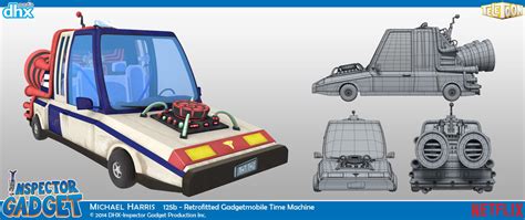 Gadgetmobile Model Sheet by Michael Harris for the Netflix Reboot. : r ...