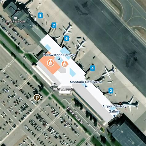 Bozeman Yellowstone Airport Map: Guide to BZN's Terminals