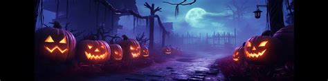 Spooky Halloween Street Free Stock Photo - Public Domain Pictures