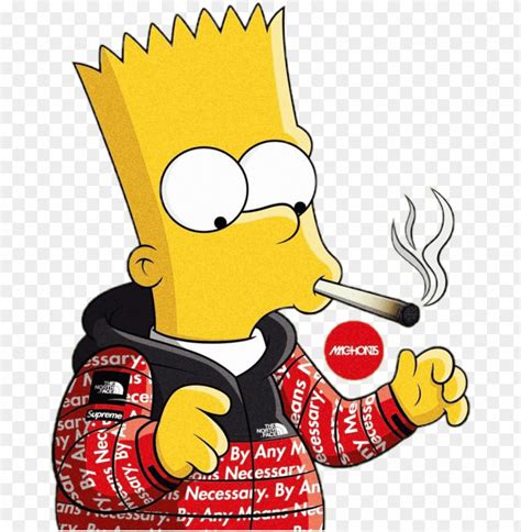 Report Abuse - Bart Simpson Smoking Weed PNG Transparent With Clear ...