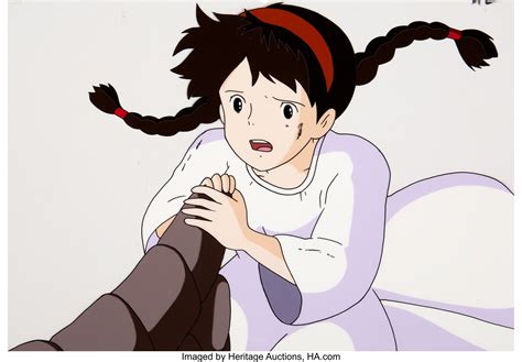 Castle in the Sky Sheeta Color Model/Publicity Cel (Studio Ghibli ...