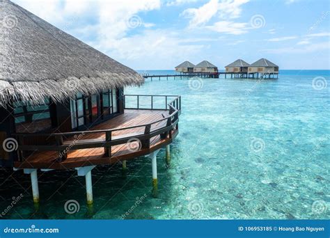 Best All-inclusive Maldives Water-villa Resorts in Maldives Stock Image ...