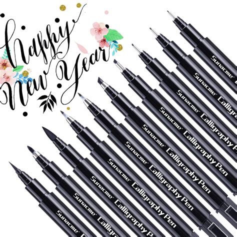 Buy Calligraphy Pens, Hand Lettering Pen, Caligraphy Brush Pens Set for ...