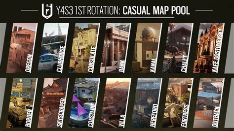 Rainbow Six Siege Casual Map Pool Rotation Announced for Next Major ...