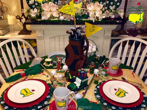 Smashing Plates Tablescapes: Masters Par-Tee