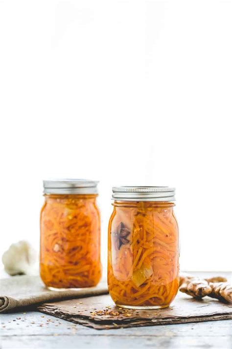 ginger pickled carrots - Healthy Seasonal Recipes