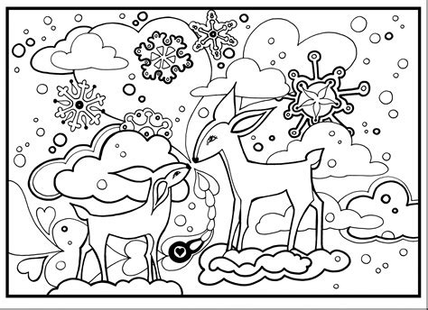 Winter Wonderland Coloring Pages | Activity Shelter