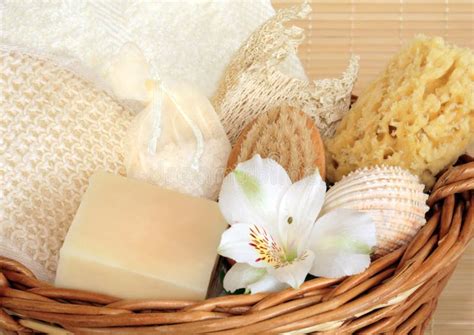 Natural Spa Beauty Products Stock Image - Image of pampering, brush ...