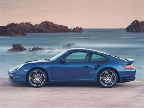 2007 Blue Porsche 911 Turbo wallpapers