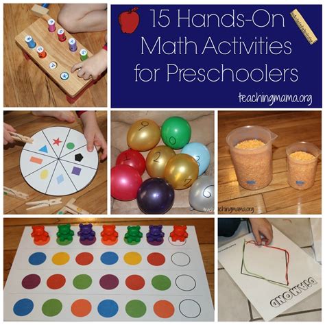 Hands-On Math Activities for Preschoolers