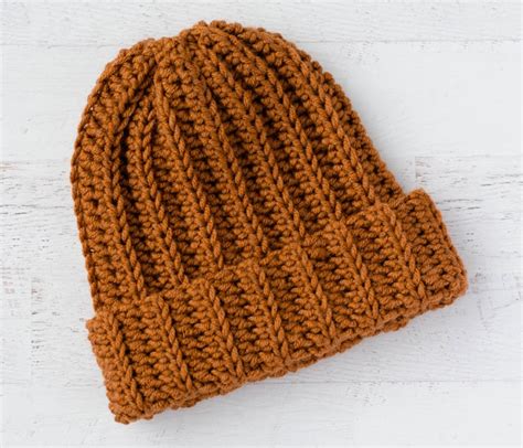 Ribbed Wonder: An Easy Crochet Hat - Crochet 365 Knit Too