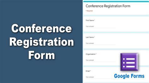 Event Registration Google Form Template