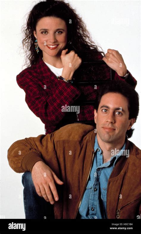 SEINFELD, Jerry Seinfeld, Julia Louis-Dreyfus, 1990-1998 Stock Photo ...