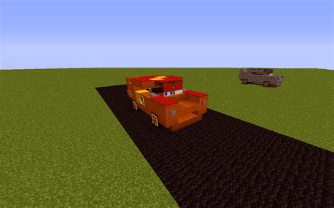 Lightning McQueen from the movie Cars Minecraft Map