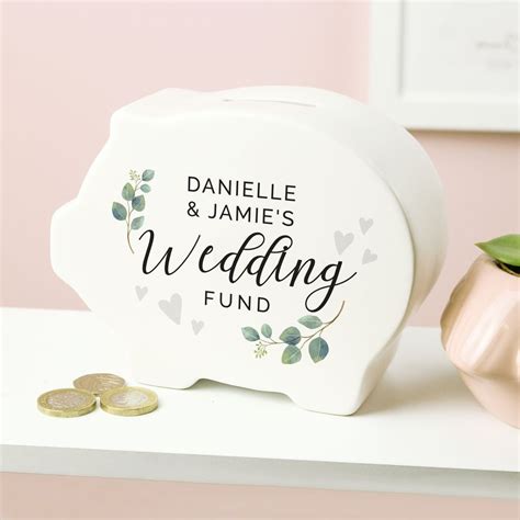 Personalised Wedding Piggy Bank