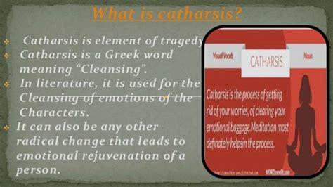 Theory of catharsis