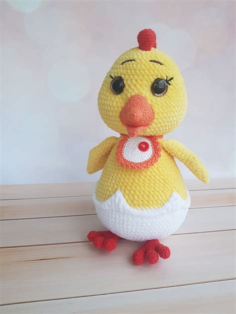 Easter Chick Chicken stuffed toy Easter chick for baby | Etsy