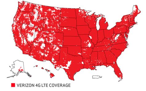 Verizon 4g Lte Coverage Map - Large World Map