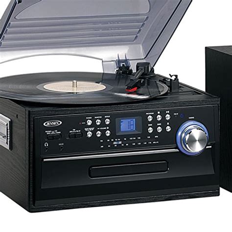 Jensen 3-Speed Stereo Turntable with CD System, Cassette and AM/FM ...