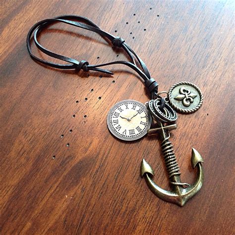 Car Accessories Rear View Mirror Charm Anchor Rearview