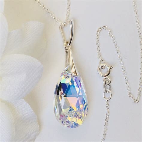 28mm AB Crystal Pendant | Crystal Elegance