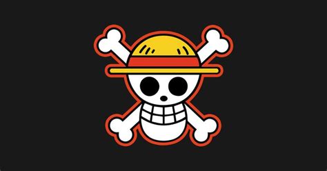 A straw hat pirates flag symbol logo | Autocollant