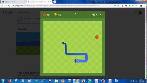 Google snake gameplay - YouTube