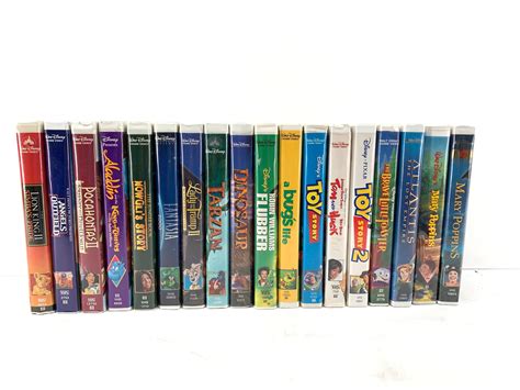 Lot - Lot of 18 Disney Misc. VHS Movies