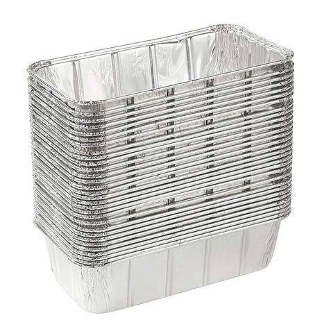 Aluminum Foil Pans - 30-Piece Rectangular Disposable Pans for Baking, 8 ...