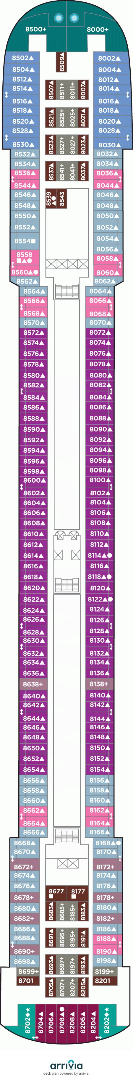 Pride of America Deck Plans