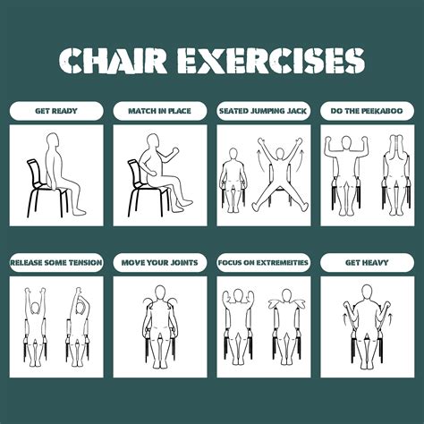 Printable Chair Exercises For Elderly With Pictures