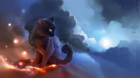 Anime Cat Desktop Wallpaper Free Download