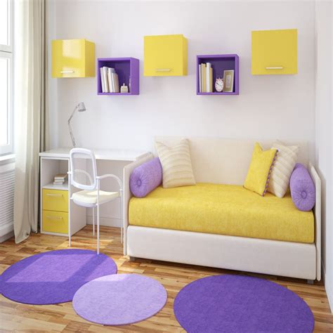 Luxury Purple and Yellow Bedroom Check more at http ...