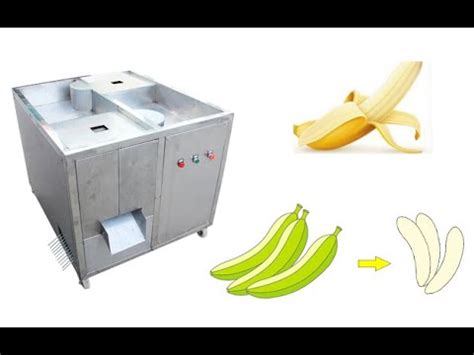 Automatic Banana Peeling Machine Price丨Green Banana Peeler Machine ...