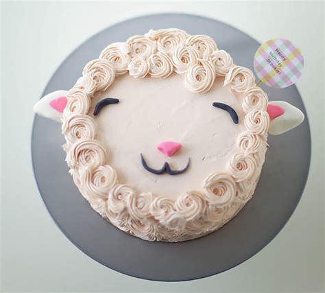 DIY Fluffy Lamb Cake Decorating Tutorial | Handmade Charlotte